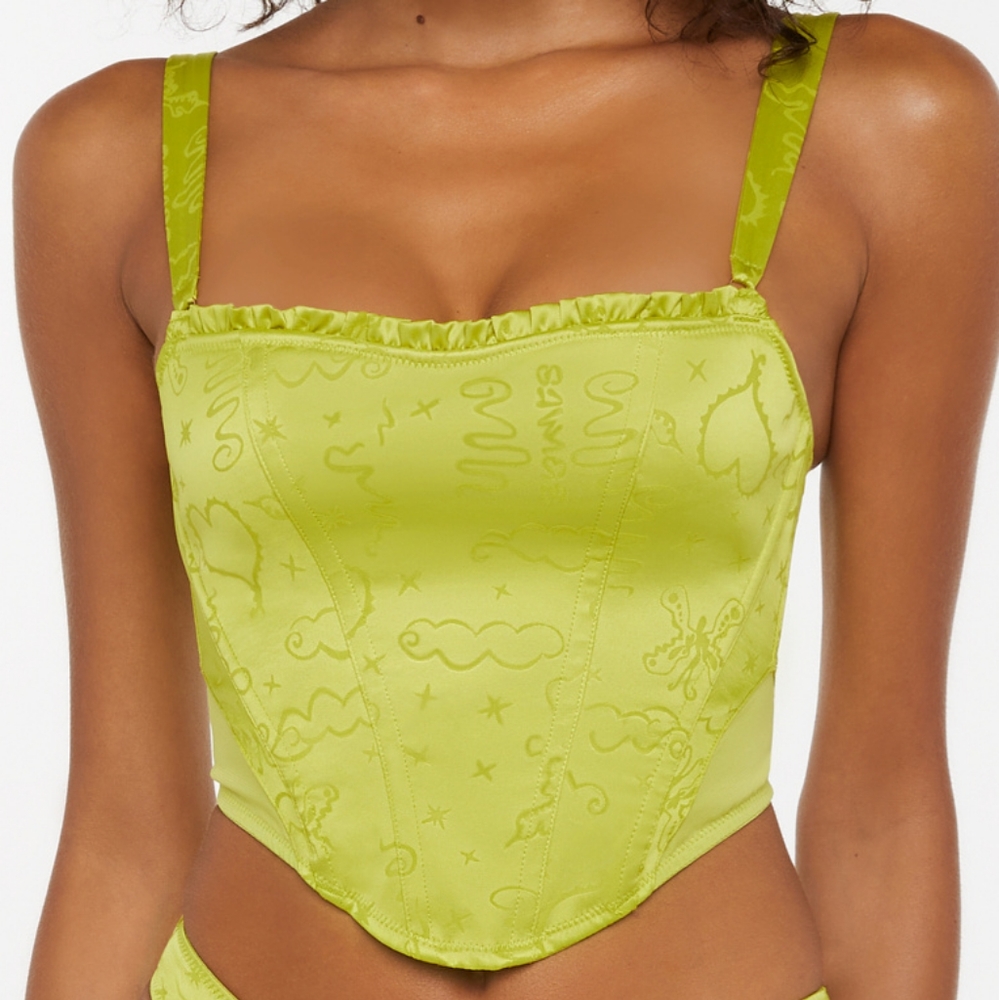 Savage X Fenty Heavenly Satin Bustier